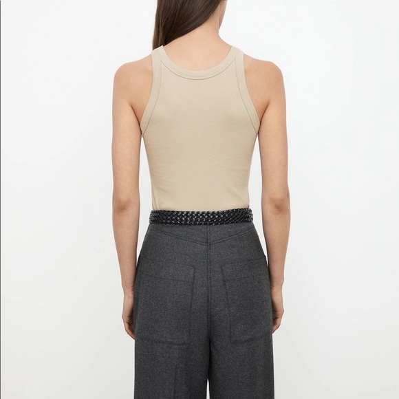 Totême curved rib tank buttermilk - Picture 4 of 8